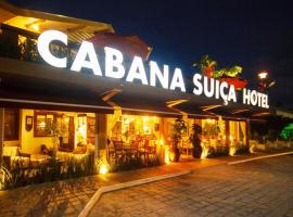 Hotel Cabana Suiça，位于瓜拉图巴Morro do Cristo附近的酒店