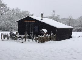 The Old Apple Shed cosy heated cottage in a meadow close to the charming village of Bethersden，位于阿什福德的酒店