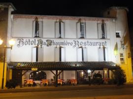 Logis Hotel Restaurant La Chaumière，位于罗纳河畔的图尔农的酒店