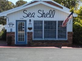 Sea Shell Motel，位于钦科蒂格Assateague Beach海滩附近的酒店