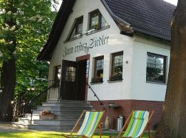 Landhotel "Zum ersten Siedler"，位于Brieselang的酒店