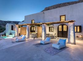 Canava Villas in Santorini，位于安坡里奥圣托里尼的家庭/亲子酒店