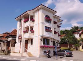 Pensiunea Geostar，位于阿尔杰什河畔库尔泰亚的带停车场的酒店