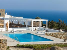 Amazing Villa 6bed in Agios Lazaros Mykonos，位于萨鲁的别墅