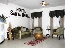 Hotel y Restaurante Santa Maria，位于Ahuachapán的酒店