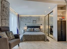 Black & White Apartment near Akropolis，位于维尔纽斯的Spa酒店