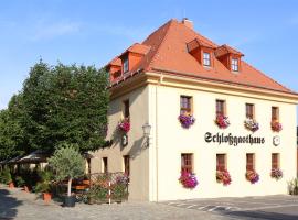 Schlossgasthaus Lichtenwalde，位于Lichtenwalde丽克藤瓦尔德宫附近的酒店