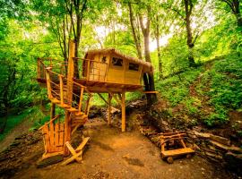 Treehouse pod Jestedem，位于Světlá pod Ještědem的山林小屋