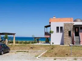 Seafront house with garden