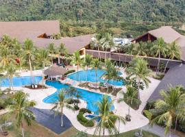 佳蓝汶莱度假村，位于哥打京那巴鲁的带按摩浴缸的酒店