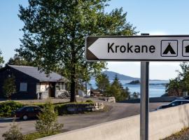 Krokane Camping Florø，位于弗洛罗Coastal Route Terminal Florø附近的酒店