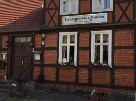 Landgasthaus & Pension Liebner-Land Brandenburg-Prignitz，位于Gro&szlig; Pankow的宾馆