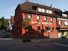 Zum Scheffelhof，位于毛尔布龙的酒店