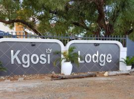 Kgosi Lodge，位于金伯利的住宿加早餐旅馆