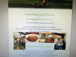 Landgasthof Hausmann，位于施内贝格山麓普赫贝格的酒店
