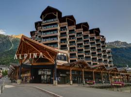 阿尔皮纳埃克莱克蒂克酒店，位于夏蒙尼-勃朗峰的滑雪度假村
