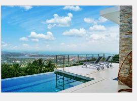 Perfect Sea View Mountain Villa Koh Samui，位于查汶的宠物友好酒店