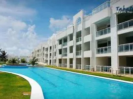 Sonia Flats Tabatinga - Flat térreo em condominio à beira mar
