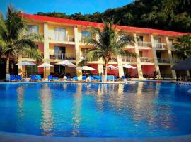 La Quinta Gran Bahía, Cuastecomates - Todo Incluido，位于库亚斯特柯梅特的带泳池的酒店