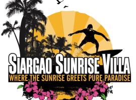 Siargao Sunrise Villa，位于卢纳将军城礁石泳池附近的酒店