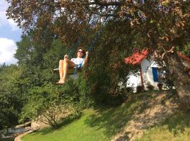 Domek nad Bugiem z Sauną，位于Mielnik的木屋