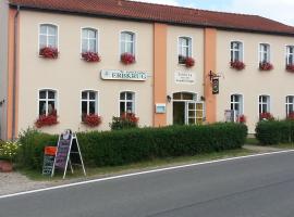 Erbkrug Gasthof & Pension，位于Blankensee的宠物友好酒店