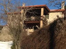 Vargiani Stone Retreat with Fireplace & View