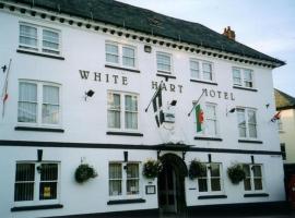 The White Hart Hotel，位于朗塞斯顿的酒店