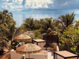 Caribbean Beach Cabanas - A PUR Hotel，位于珀拉什奇亚的山林小屋