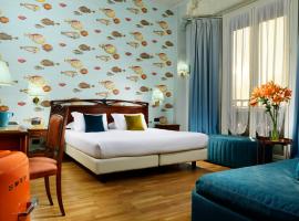 日内瓦大陆酒店，位于热那亚的带按摩浴缸的酒店