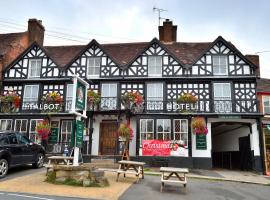 The Talbot Hotel，位于Cleobury Mortimer的宾馆