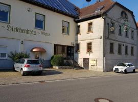 Hirschenbräu Michel，位于Rauhenebrach的酒店