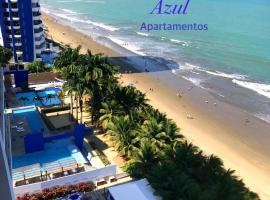 Resort Playa Azul Departamentos frente al mar，位于通苏帕的海滩短租房