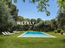 Masia Sitges Mas Peirot Geniune Farmhouse 20 min walk from beaches 60 Heactares of Wine Fields Garden AC Until 18 people