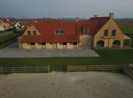 House Zoute Stables 125sqm in 5 Ha property near seaside in Knokke，位于克诺克－海斯特的酒店