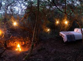 Glamping Safari Camp - Bellevue Forest Reserve，位于阿多的豪华帐篷