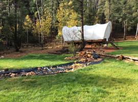 Whispering Pines Covered Wagons，位于Long Valley Junction的酒店
