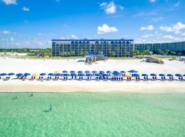 The Island Resort at Fort Walton Beach，位于沃尔顿堡滩的带按摩浴缸的酒店