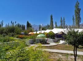 努布拉虎营露营地，位于努布拉的豪华帐篷营地