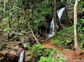 Karadikallu Homestay - Private Waterfalls, Hill Top, Home Food，位于瑟格莱什布尔的酒店