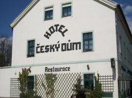 Hotel*** Český Dům，位于霍穆托夫的酒店