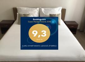 EURO APARTMENTS LIDICKÁ 39 BRNO，位于布尔诺的酒店