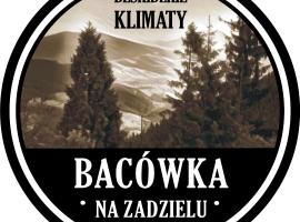 Bacówka na Zadzielu，位于Laskowa拉斯科瓦卡莫尼纳滑雪缆车附近的酒店