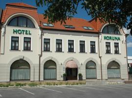 克朗酒店，位于托波尔恰尼的酒店