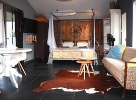 Garden House, Private studio apartment with wifi and free parking for 1 car，位于韦斯普的酒店