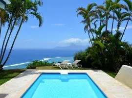 Villa Tiare amazing view - private pool - 4 bedrooms- up to 7 pers
