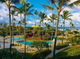 2417 at Oceanfront Resort Lihue Kauai Beach Drive Private Condo，位于利胡埃的酒店