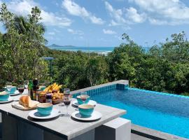 Ko Samui Seaview pool villa Seren with car，位于蓝赛特海滩的酒店