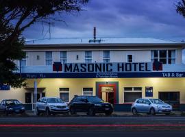 Masonic Hotel，位于北帕默斯顿的低价酒店