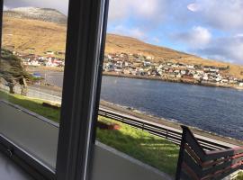 The Atlantic view guest house, Sandavagur, Faroe Islands，位于Sandavágur的酒店